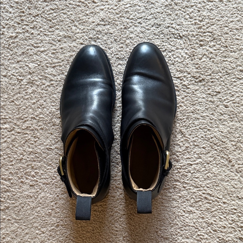 Scarosso Italy Elegant Black Leather Men's Boots